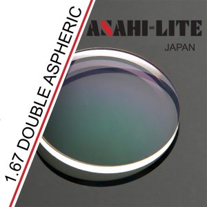 عدسی طبی 1.67 double aspheric آساهی