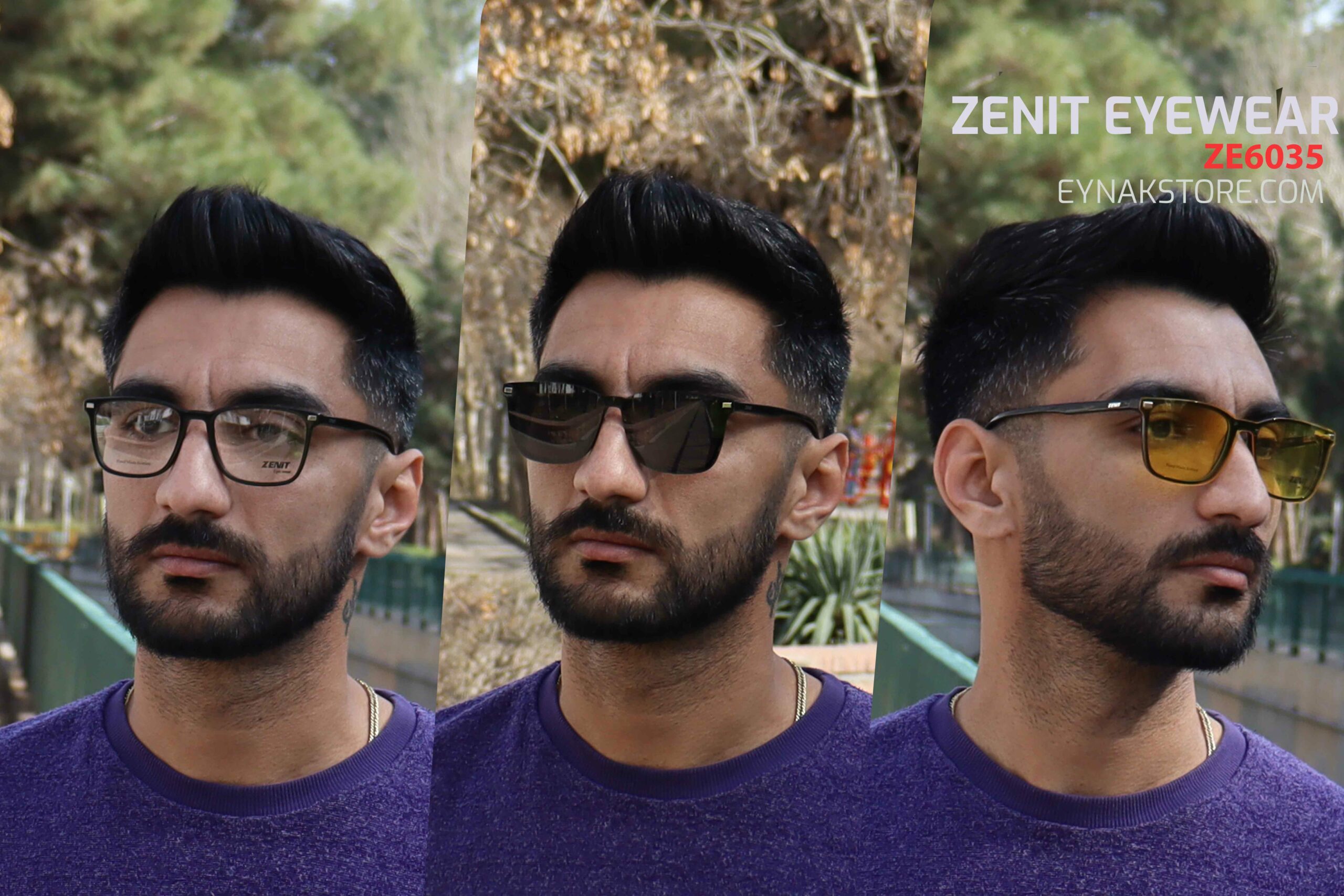عینک کاوردار زنیت ze6035